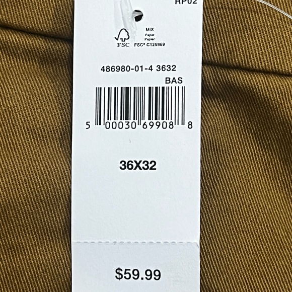 Old Navy khaki’s. Brand New with tags. 36x32 - Picture 8 of 8